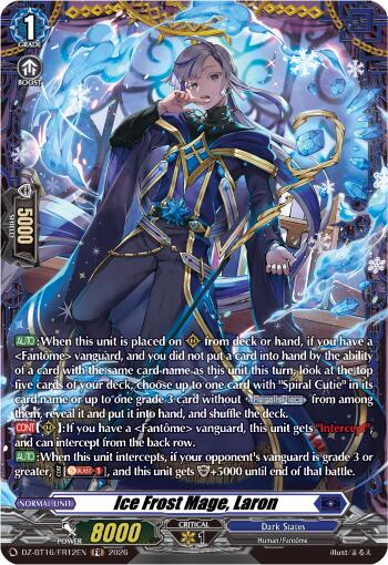 Ice Frost Mage, Laron (DZ-BT16/FR12EN) [Parallactic Dawn]
