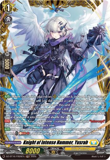 Knight of Intense Hammer, Yusrah (DZ-BT16/FR28EN) [Parallactic Dawn]