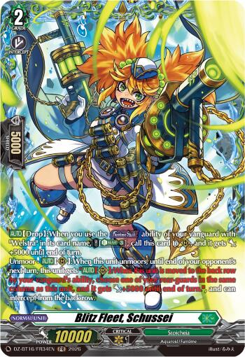 Blitz Fleet, Schussei (DZ-BT16/FR34EN) [Parallactic Dawn]