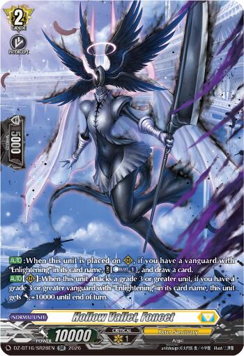 Hollow Vallet, Foncet (DZ-BT16/SR28EN) [Parallactic Dawn]