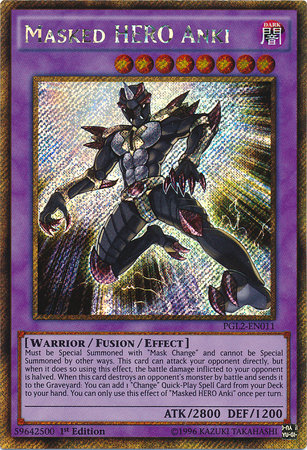 Masked HERO Anki [PGL2-EN011] Gold Secret Rare