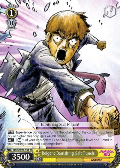 Reigen: Banishing Salt Punch! (MOB/SX02-T02 TD) [Mob Psycho 100]