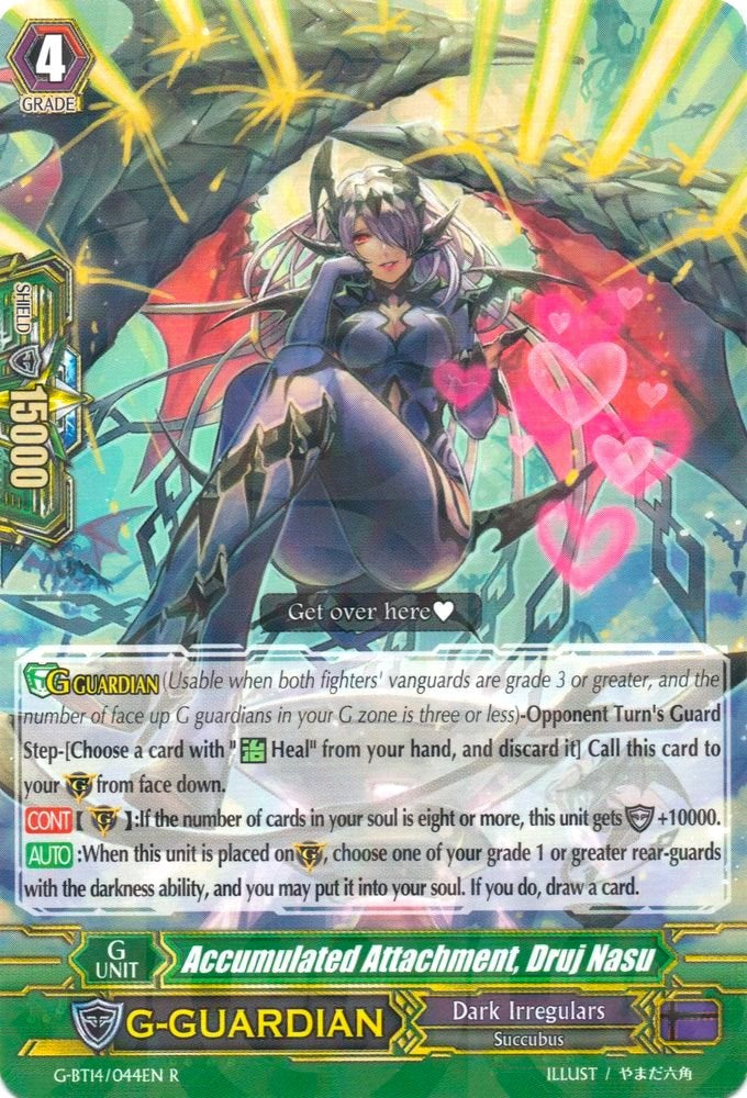 Accumulated Attachment, Druj Nasu (G-BT14/044EN) [Divine Dragon Apocry