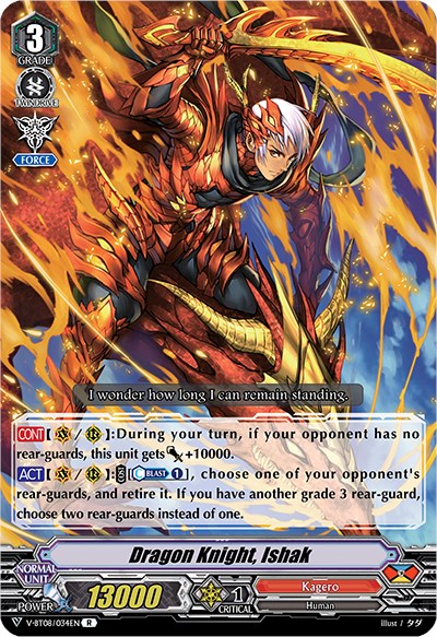 Dragon Knight, Ishak (V-BT08/034EN R) [Silverdust Blaze]