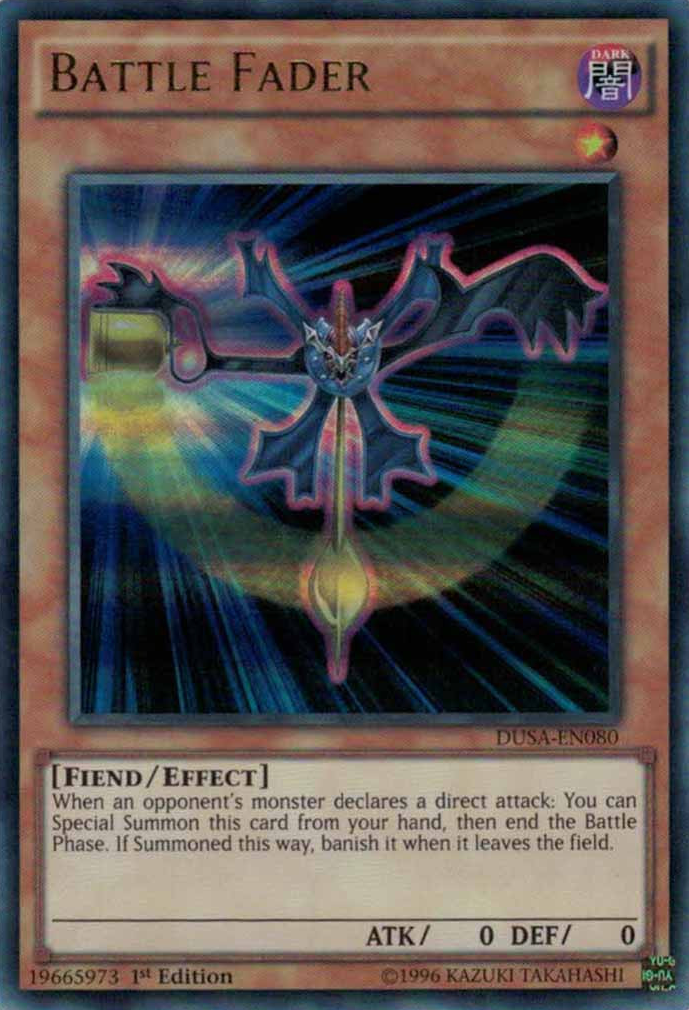 yugioh end battle phase cards Battle Fader [DUSA-EN080] Ultra Rare