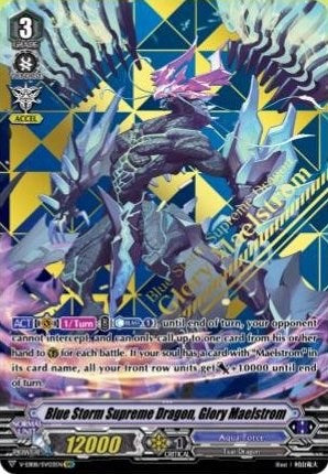 Blue Storm Supreme Dragon, Glory Maelstrom (V-EB08/SV03EN) [My Glorious Justice]