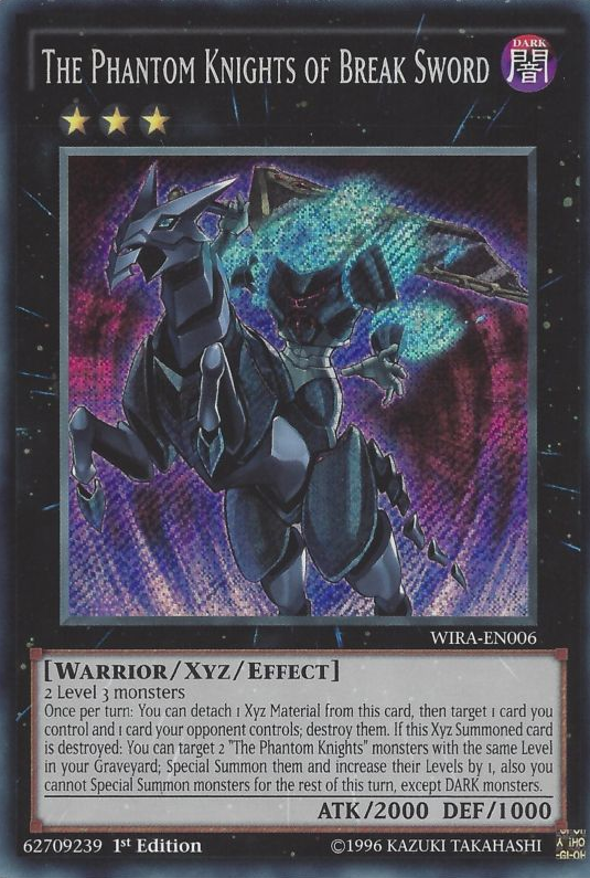 The Phantom Knights of Break Sword [WIRA-EN006] Secret Rare