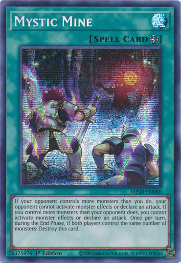 Mystic Mine [MP20-EN080] Prismatic Secret Rare