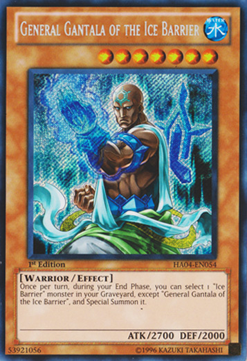 General Gantala of the Ice Barrier [HA04-EN054] Secret Rare