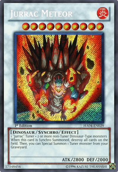 Jurrac Meteor [HA04-EN029] Secret Rare