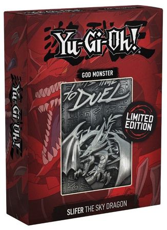 YuGiOh! Limited Edition God Monster Metal Card: Slifer the Sky Dragon