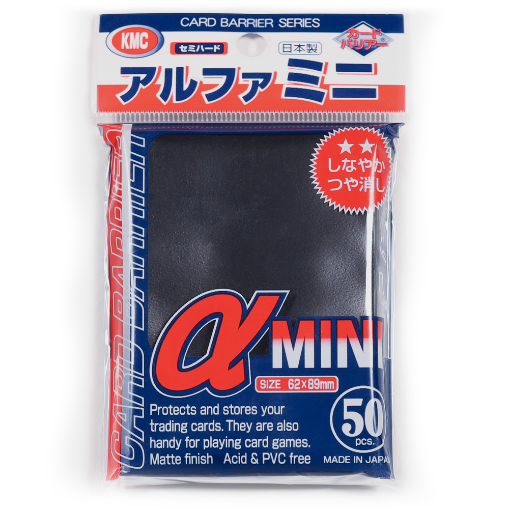 KMC Super Alpha Mini Black - 50ct