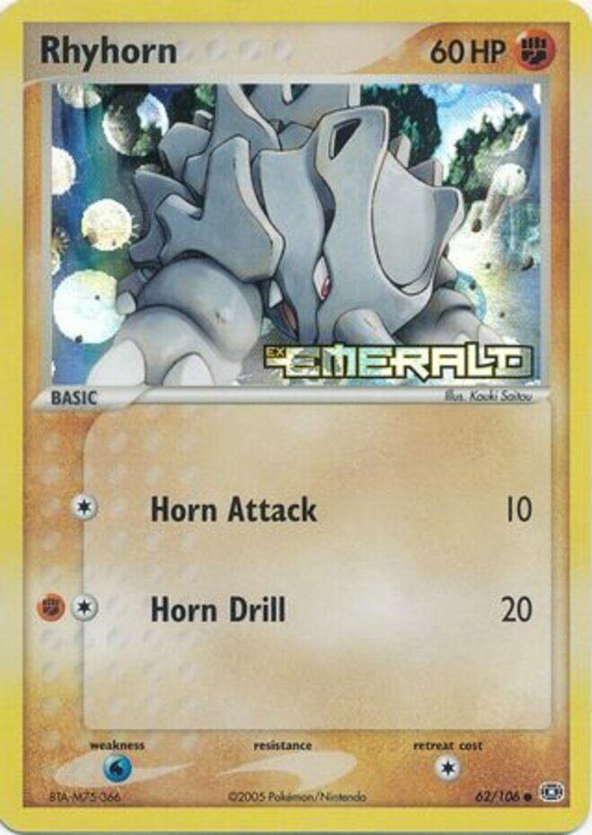 rhyhorn pokemon card 111 SV Scarlet & Violet 151 Violet 151 Singles PrimetimePokemon's Blog: Rhyhorn -- Pokemon