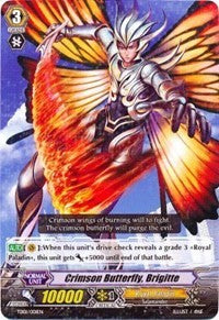 Crimson Butterfly, Brigitte (Foil) (TD01/001EN) [Trial Deck 1: Blaster Blade]