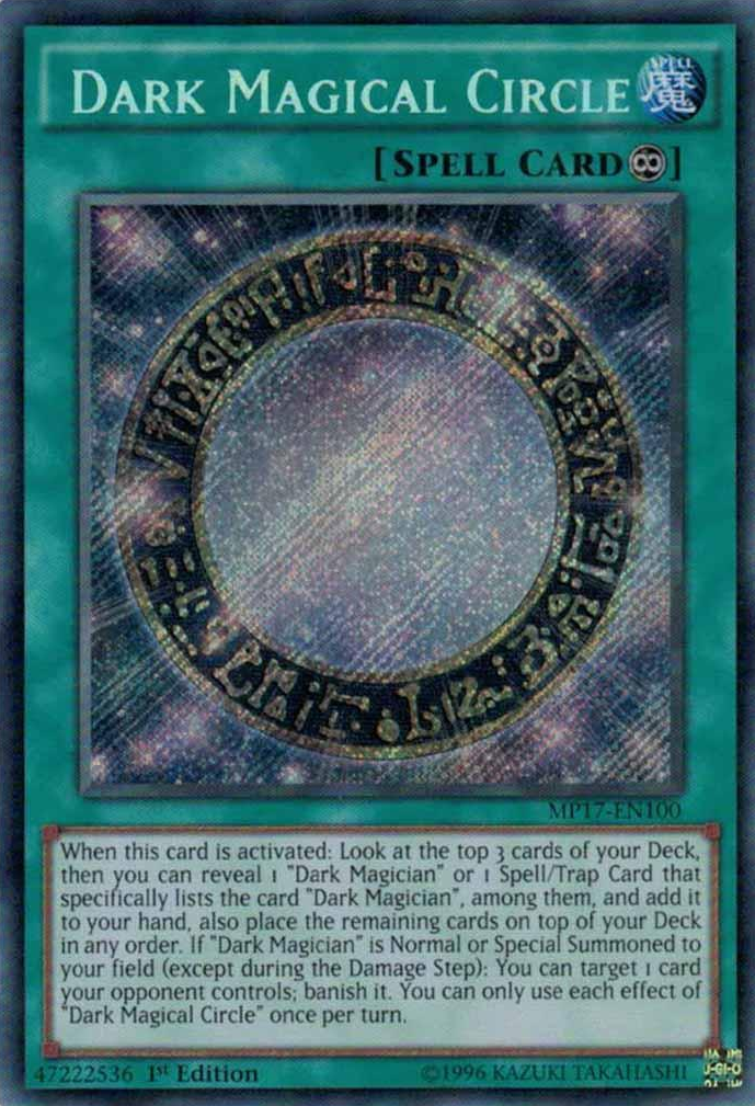 Dark Magical Circle [MP17-EN100] Secret Rare