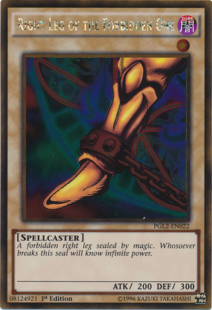 Right Leg of the Forbidden One [PGL2-EN022] Gold Rare