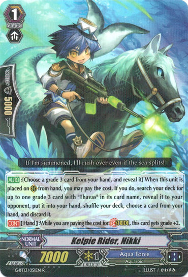 Kelpie Rider, Nikki (G-BT13/051EN) [Ultimate Stride]
