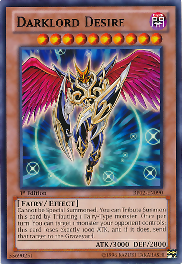 Darklord Desire [BP02-EN090] Rare