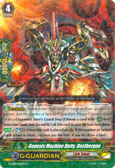 Genesis Machine Deity, Desthergen (G-CB06/018EN) [Rondeau of Chaos and Salvation]