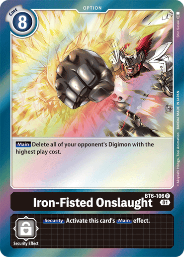 Iron-Fisted Onslaught [BT6-106] [Double Diamond]