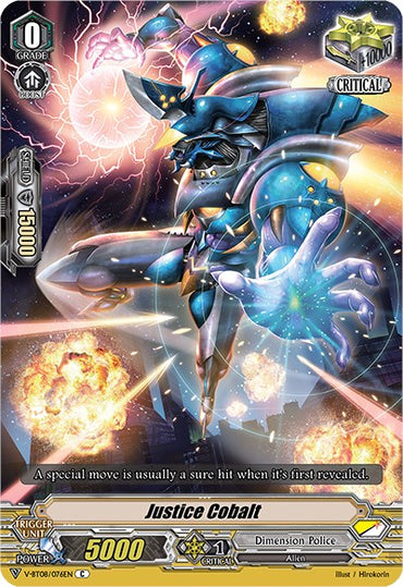 Justice Cobalt (V-BT08/076EN C) [Silverdust Blaze]