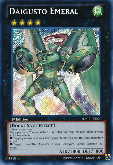 Daigusto Emeral [HA07-EN020] Secret Rare