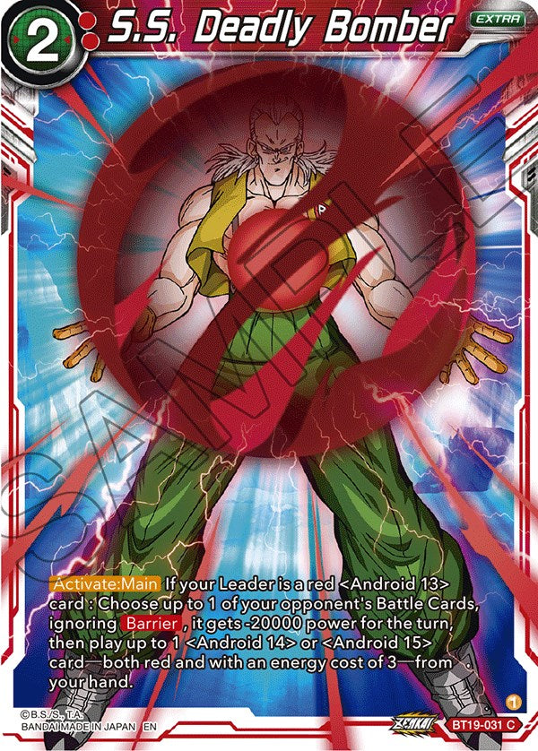 S.S. Deadly Bomber (BT19-031) [Fighter's Ambition]