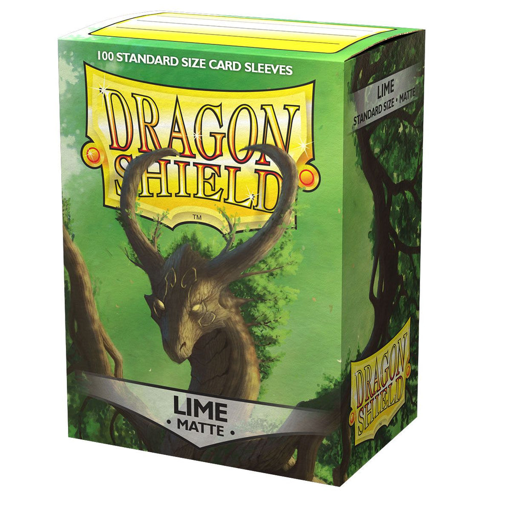 Dragon Shield: Standard 100ct Sleeves - Lime (Matte)