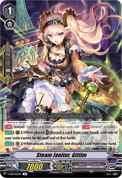 Steam Janitor, Gitlim (V-EB13/032EN) [The Astral Force]