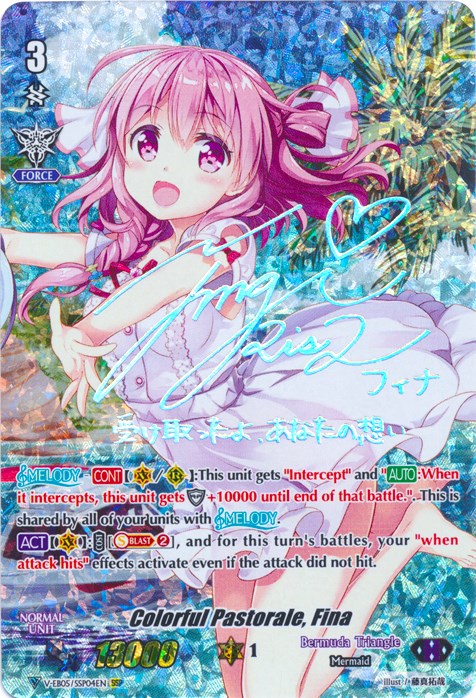 Colorful Pastorale, Fina (Silver Signature) (V-EB05/SSP04EN) [Primary Melody]