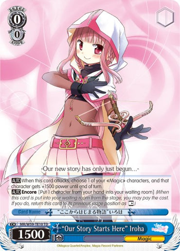 "Our Story Starts Here" Iroha (MR/W59-TE10 TD) [Magia Record: Puella Magi Madoka Magica [Side Story] (Mobile)]