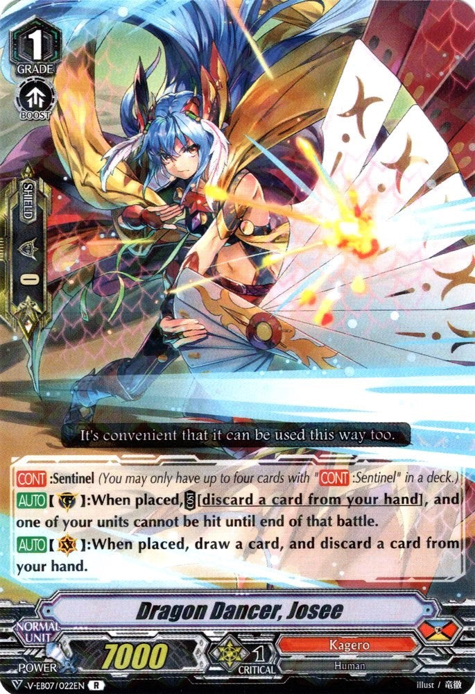 Dragon Dancer, Josee (V-EB07/022EN) [The Heroic Evolution]