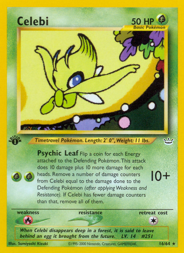 pokemon card celebi Basic Celebi V HP 190 Leaflet Dance Ability Rare Green Enchanted Pokmon