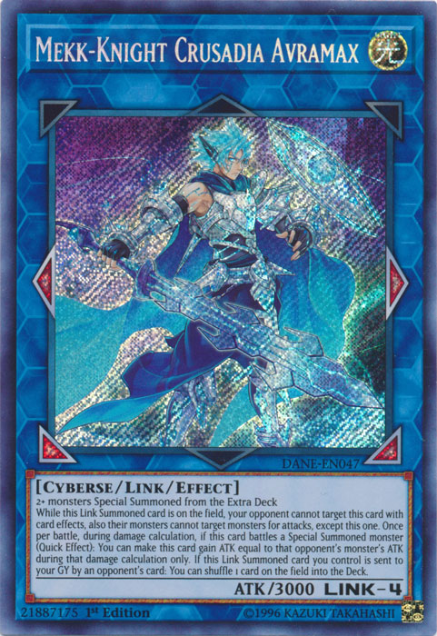 Mekk-Knight Crusadia Avramax [DANE-EN047] Secret Rare