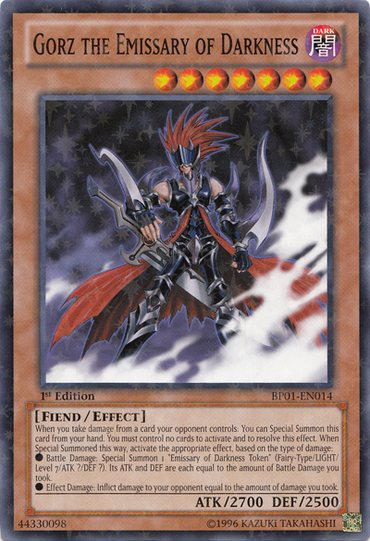 Gorz the Emissary of Darkness [BP01-EN014] Starfoil Rare