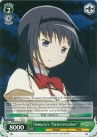 Homura's “Determination” (MM/W35-E054 C) [Puella Magi Madoka Magica the Movie -Rebellion-]