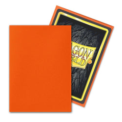 Dragon Shield: Standard 100ct Sleeves - Tangerine (Matte)