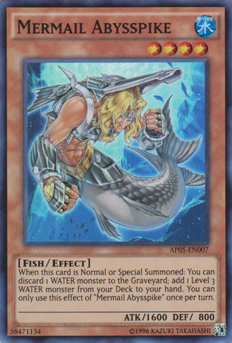 Mermail Abysspike [AP05-EN007] Super Rare