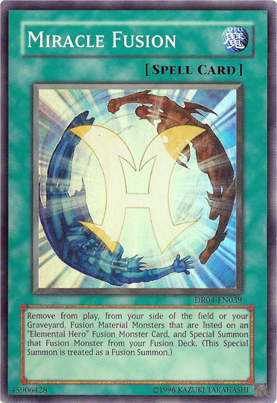 yugioh hero fusion cards Elemental Hero Grandmerge [DUPO-EN004] Ultra Rare Damaged Unlimited