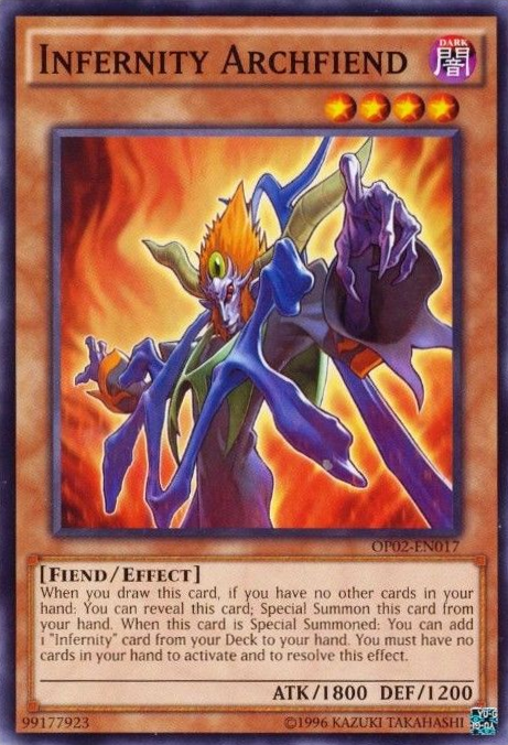 archfiend yugioh cards : HSRD-EN023 1st Ed Red Dragon Common Card When a monster(s) is destroyed by this cards previous effect CORI-EN002 Skull Archfiend of Chaos