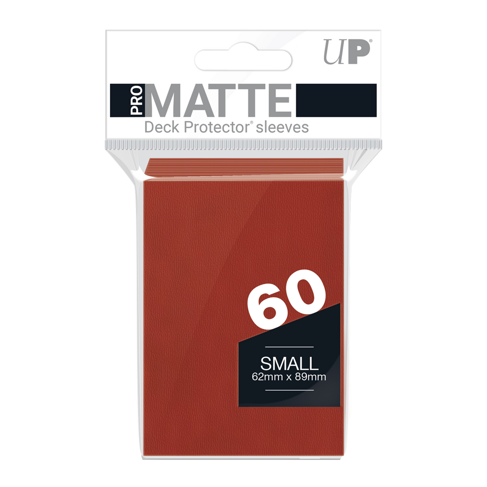 Ultra PRO: Small 60ct Sleeves - PRO-Matte (Red)