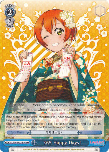 365 Happy Days! (LL/EN-W02-E144 U) [Love Live! DX Vol.2]