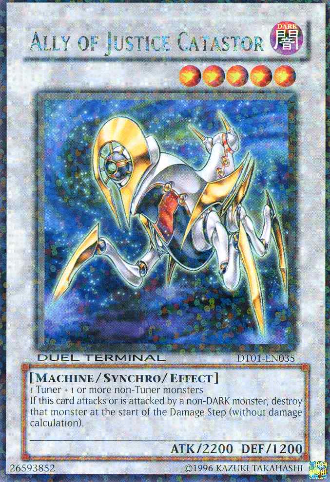 yugioh ally of justice cards Ally of Justice Catastor [DT01-EN035] Rare