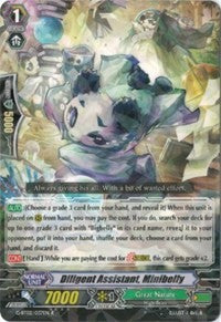 Diligent Assistant, Minibelly (G-BT02/037EN) [Soaring Ascent of Gale & Blossom]