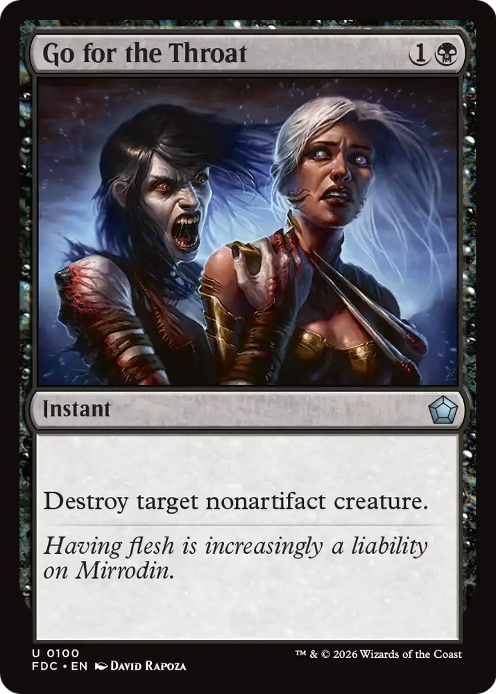Go for the Throat [Foundations Commander]