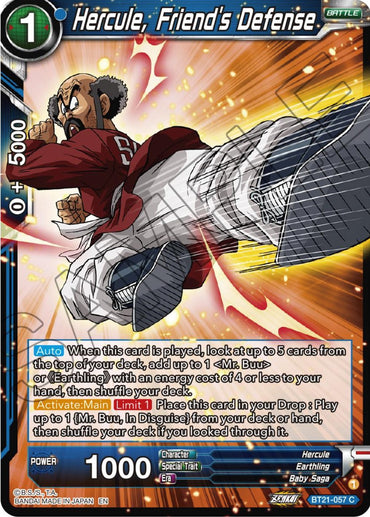 Hercule, Friend's Defense (BT21-057) [Wild Resurgence]