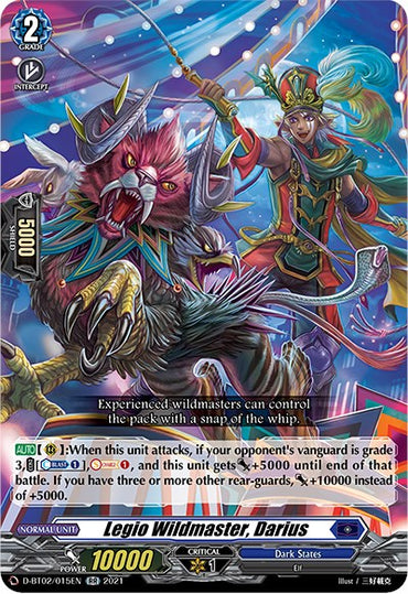 Legio Wildmaster, Darius (D-BT02/015EN) [A Brush with the Legends]